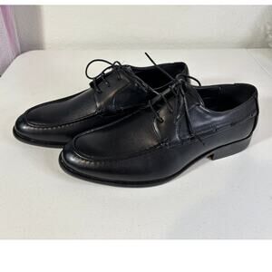 Tahari NWT Men's Size US 8.5 Black Leather Oxford Dress Shoes - Randall